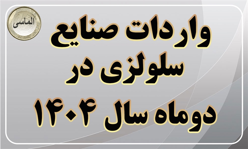 جمع واردات صنایع سلولزی در دو ماهه اول 1404