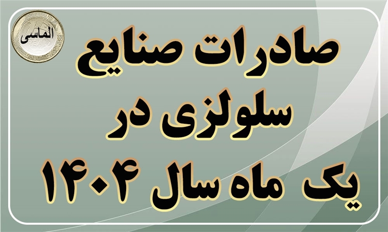 صادرات صنایع سلولزی در فروردین سال 1404