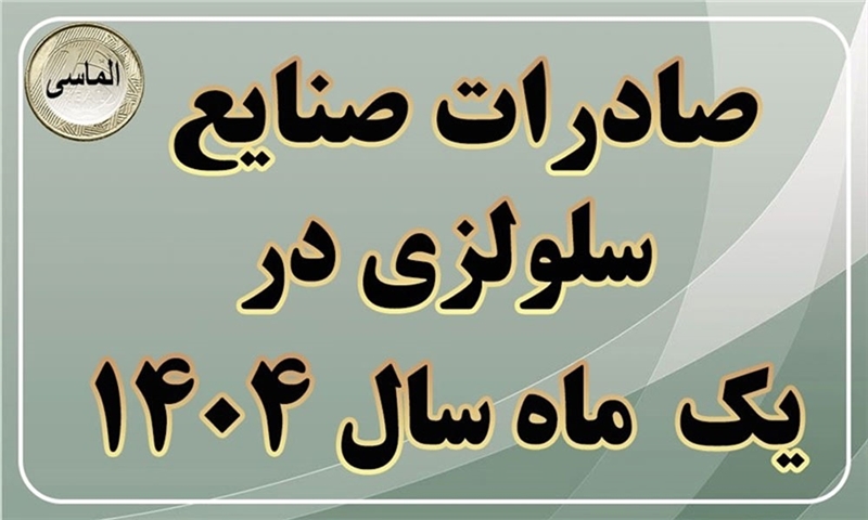 صادرات صنایع سلولزی در فروردین سال 1404