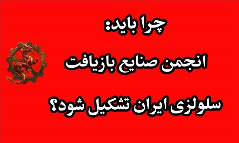 چرا باید «انجمن صنایع بازیافت سلولزی ایران» تشکیل شود؟