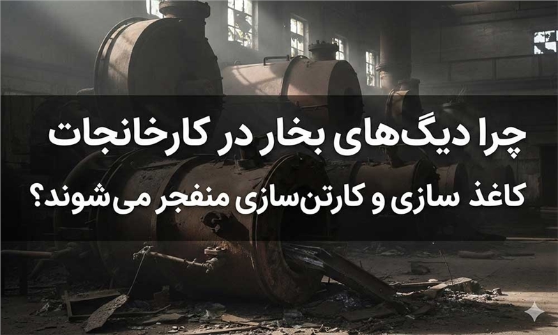 چرا دیگ‌های بخار در کارخانجات کاغذسازی و کارتن‌سازی منفجر می‌شوند؟