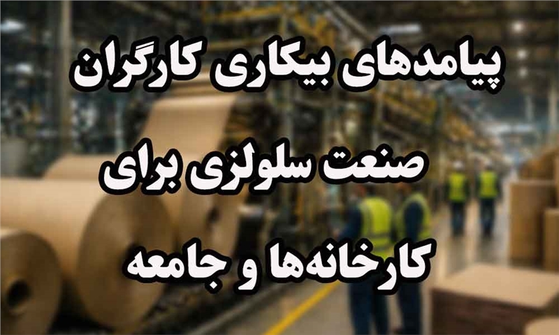 پیامدهای بیکاری کارگران صنعت سلولزی برای کارخانه‌ها و جامعه