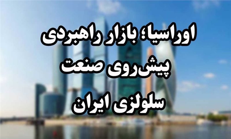 اوراسیا؛ بازار راهبردی پیش‌روی صنعت سلولزی ایران