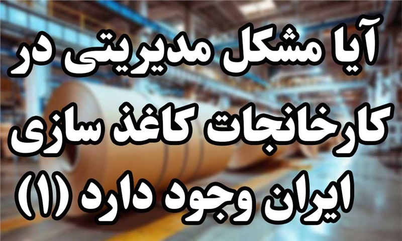 ارزیابی مدیریت کارخانه‌های کاغذسازی ایران -۱