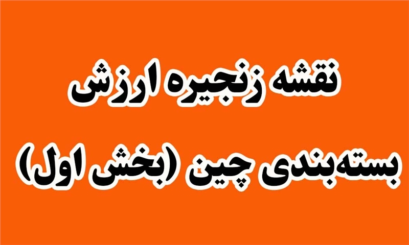 نقشه زنجیره ارزش بسته‌بندی چین (بخش اول)