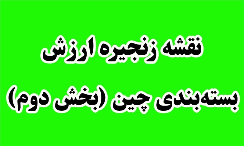 نقشه زنجیره ارزش بسته‌بندی چین (بخش دوم)