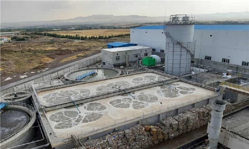 The second plant of wastewater treatment was launched in Zanjan Rasha Caspian Paper Making Company.