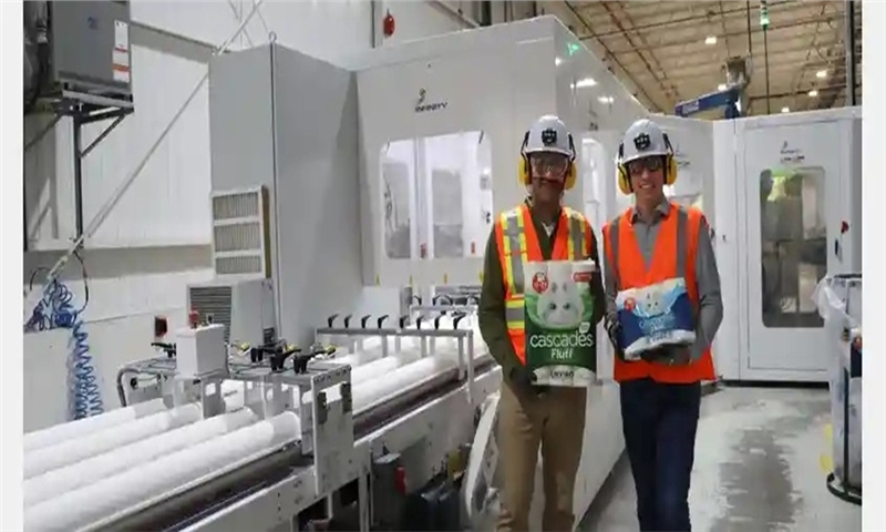 Cascades Invests Over $3.5M in Kingsey Falls Tissue Plant