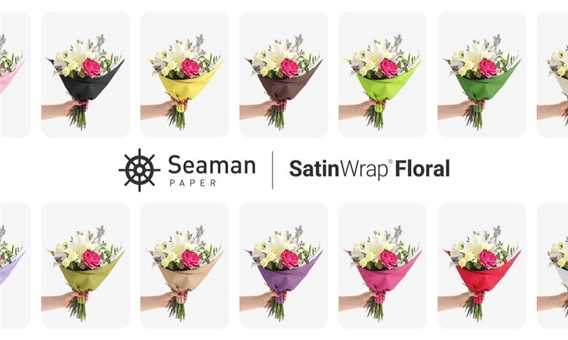 Seaman Paper launches SatinWrap Floral