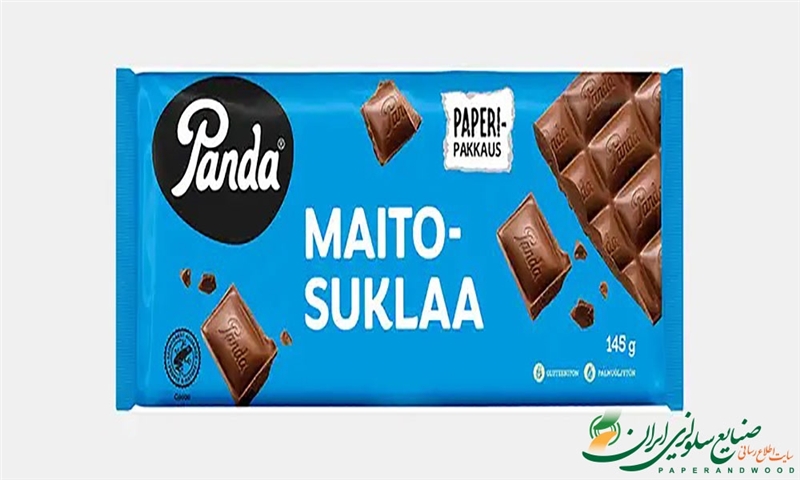 شرکت UPM و Orkla Suomi بسته‌بندی کاغذی جدیدی برای شکلات Panda معرفی کردند