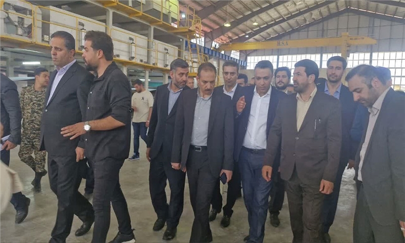 بهره برداری از کارخانه کاغذ و مقوا در بهار با حضور استاندار
