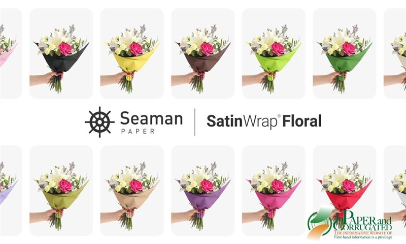 شرکت Seaman Paper محصول جدید خود به نام SatinWrap Floral را معرفی کرد.
