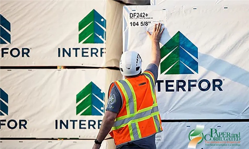 شرکت اینترفور(Interfor) قصد دارد تولید چوب خود را در سه‌ماهه چهارم سال ۲۶٪ کاهش دهد.