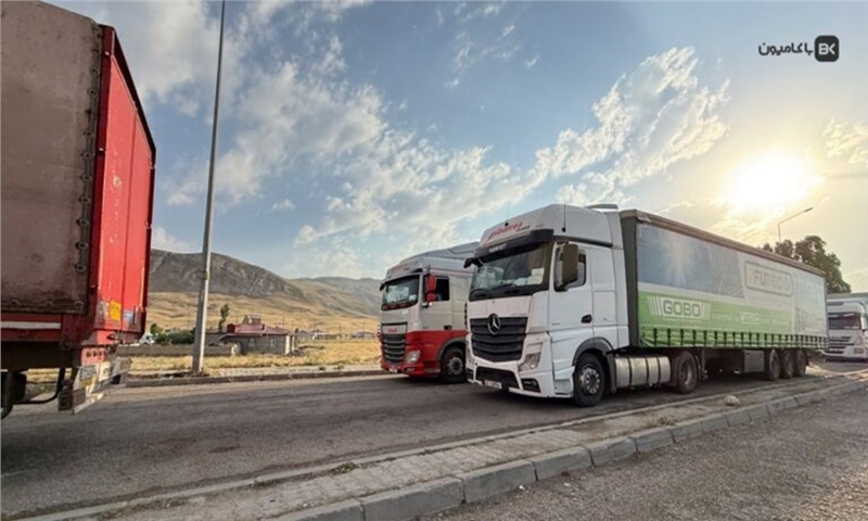 معطلی کامیون‌های ایرانی حامل کالاهای صادراتی در آسیای میانه