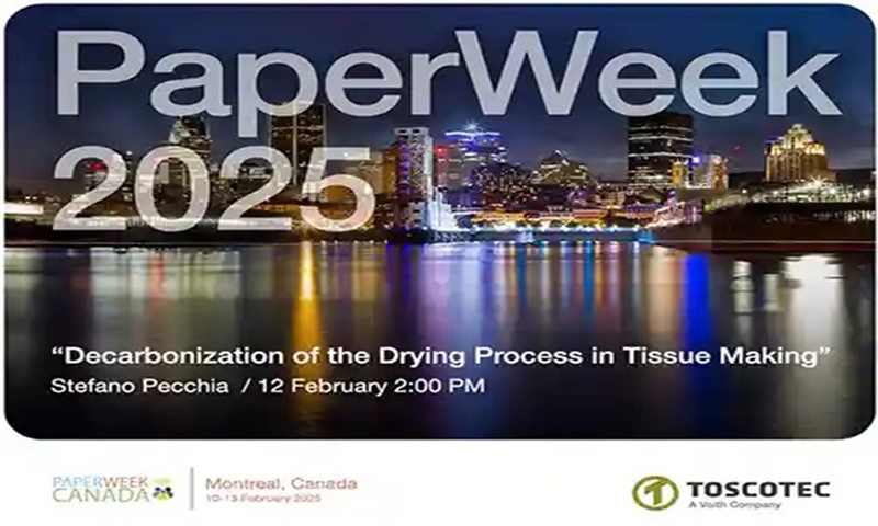 Toscotec to participate in PaperWeek 2025 in Canada