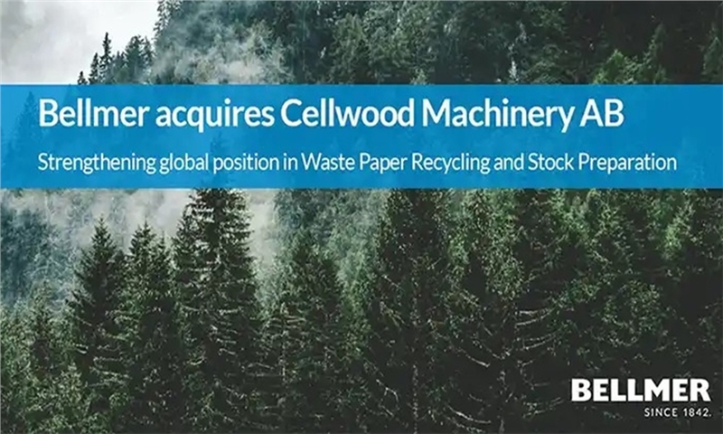 Bellmer Acquires Cellwood Machinery, Expands Stock Preparation