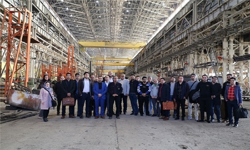 The visit to Arak Machine Manufacturing Factory – Boiler