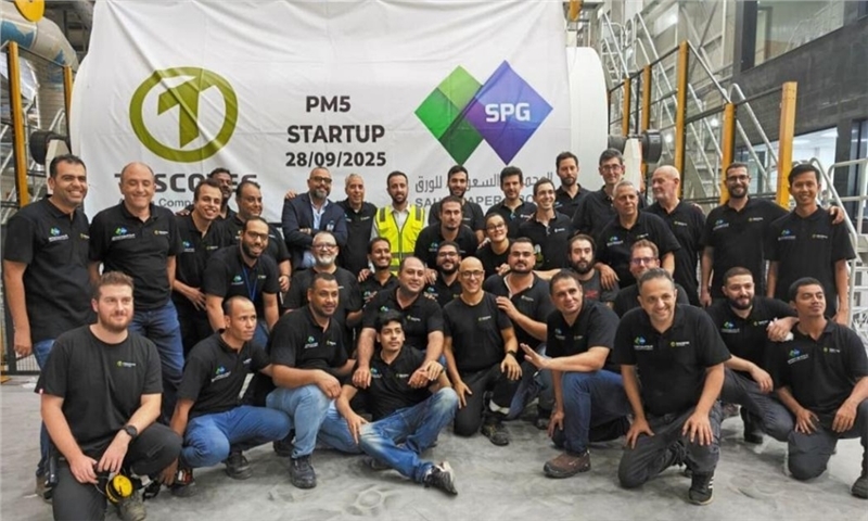 Toscotec starts-up PM5 tissue line for Saudi Paper Group in Saudi Arabia