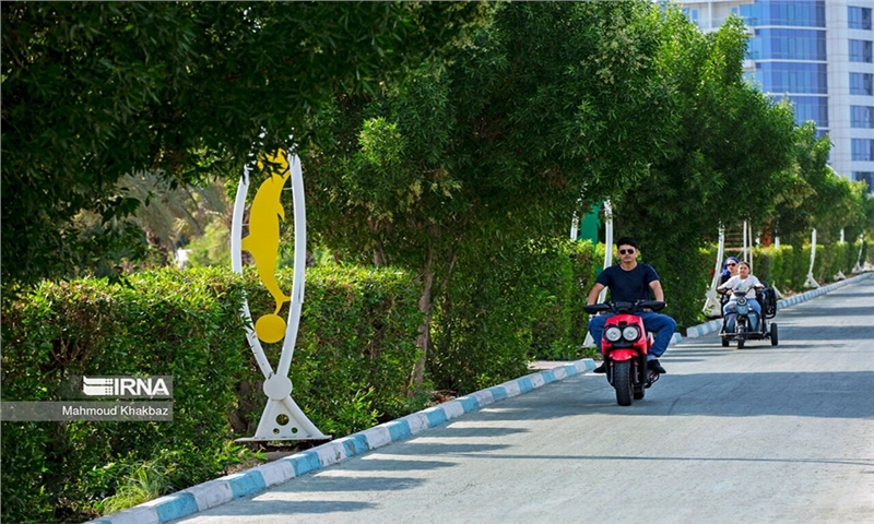 تحول در مدیریت شهری کیش: آبیاری فضای سبز با پساب تصفیه‌شده